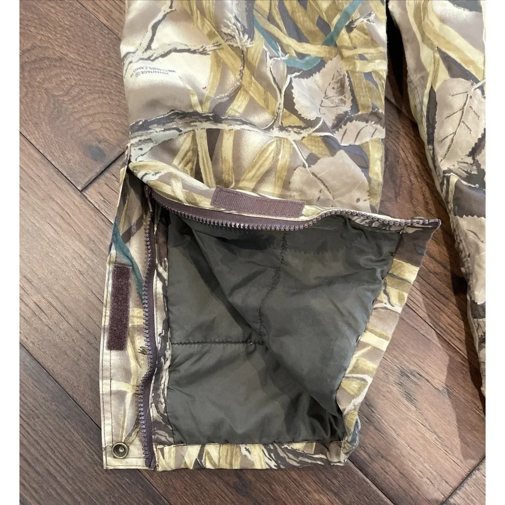 Cabela's Insulated Hunting Bibs Coveralls Kids M Regular Mossy Oak‎ Camo
